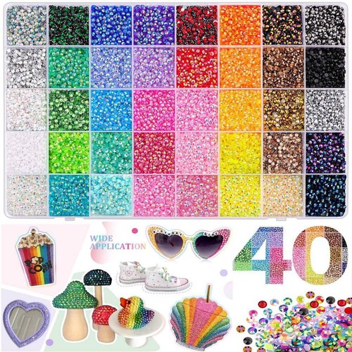 36000 pezzi colori strass - 40,