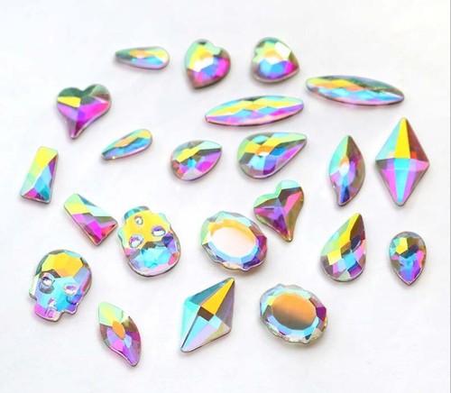 50pz strass colorati - 50pz,