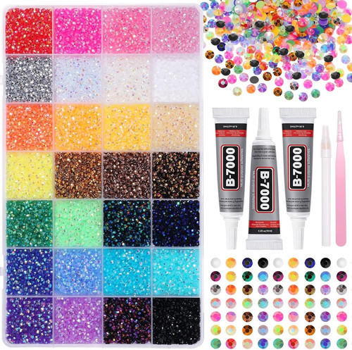32000pcs strass colore 3mm - 32000pcs, kit
